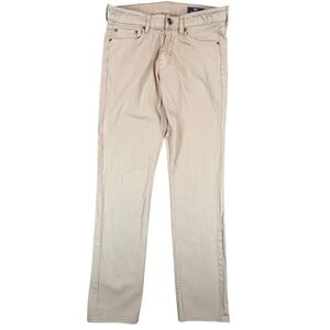 Vineyard Vines Twill Khaki Straight Leg Chinos Pants Men Sz 33x34 Tan Casual